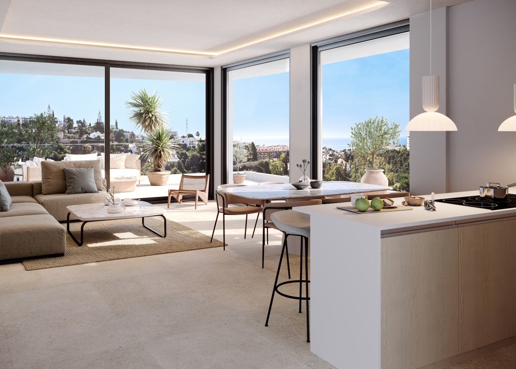 Ekskluzywne apartamenty z widokiem na morze w Fuengirola zapraszam Hiszpania, Fuengirola  100m2 Foto 1