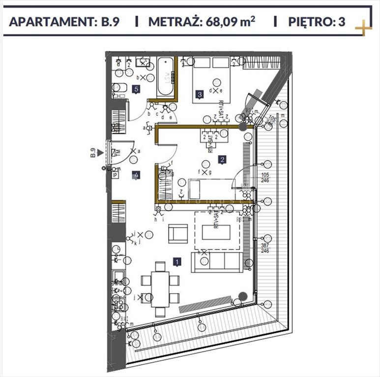 Mieszkanie trzypokojowe na sprzedaż Zegrze Południowe, ul. Rybaki  68m2 Foto 5