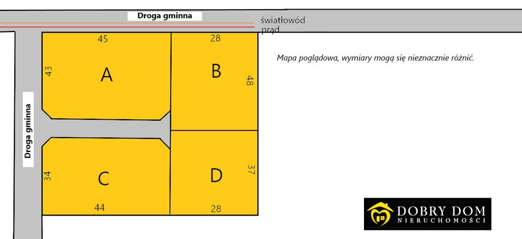 Działki rolne z WZ w Małynce, 1044 m2, las i media Małynka  1 044m2 Foto 1
