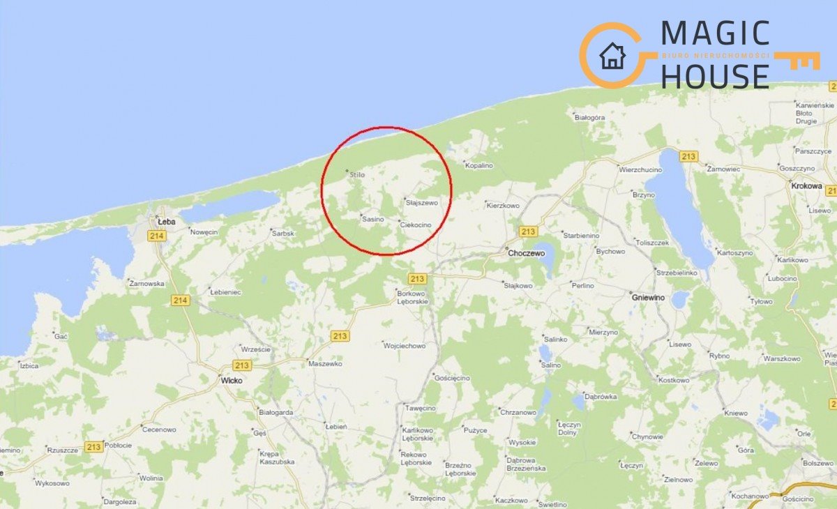 Działka 6066 m² pod domy, sad, blisko morza Ciekocino  6 066m2 Foto 1