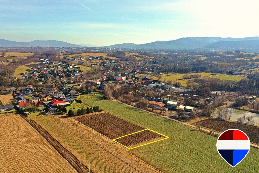 Malownicza działka 1586 m² z widokiem na góry, Jasienica Międzyrzecze Górne, 0  1 586m2 Foto 1