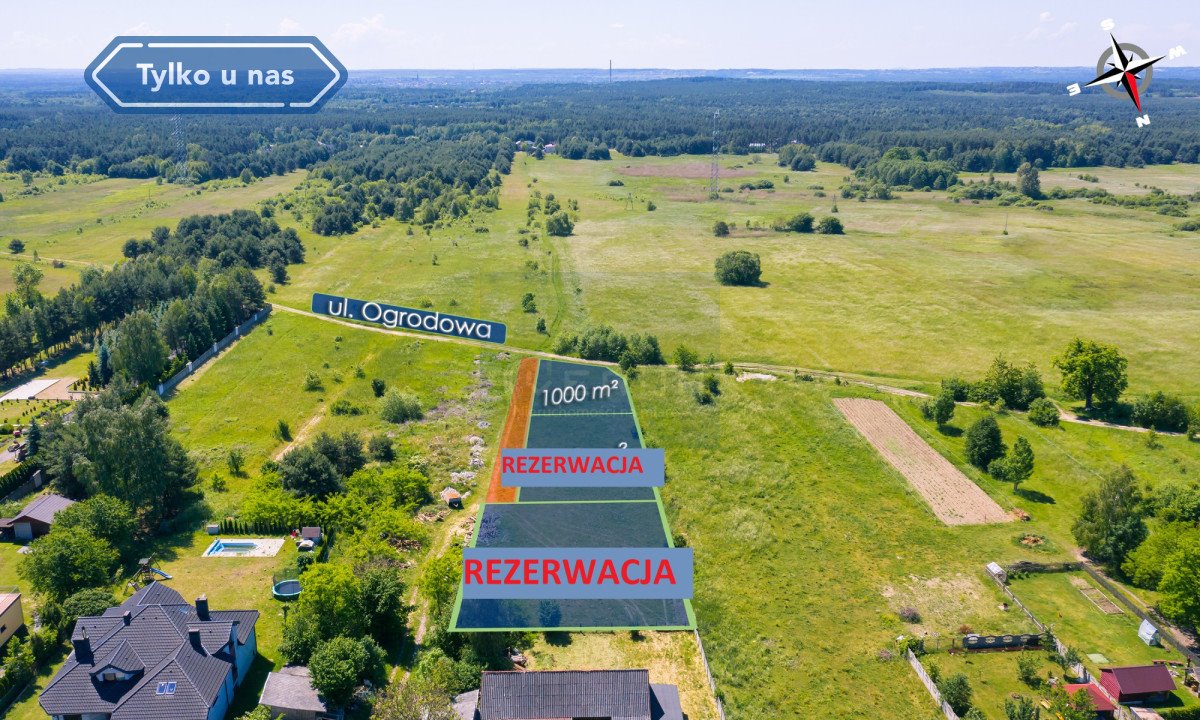 Działka budowlana na sprzedaż Wysoka Lelowska, Ogrodowa  1 000m2 Foto 2