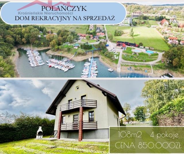 Urokliwy dom rekreacyjny nad Jeziorem Solińskim w Polańczyku Polańczyk  108m2 Foto 1