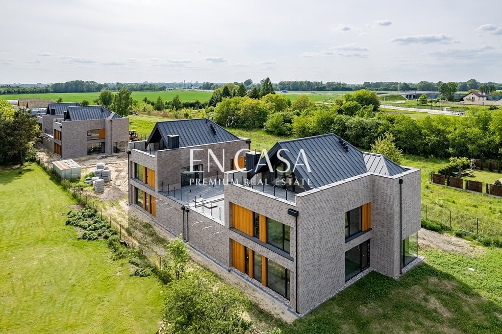 Nowoczesny bliźniak 257m2 z 5 sypialniami, tarasami i garażem Warszawa, Wilanów  258m2 Foto 1