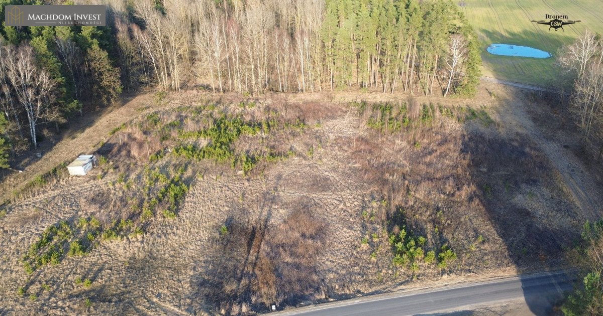Działki leśne 3695 m² przy jeziorze Stelchno - zapraszam Skrzynki  3 695m2 Foto 1