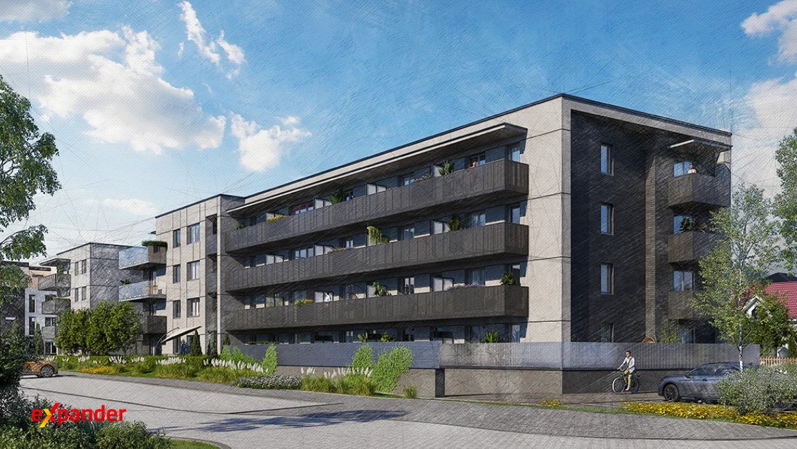 Na sprzedaż nowoczesne 2-pokojowe mieszkanie z balkonem 37 m² w Krakowie Kraków, Zygmunta Glogera  37m2 Foto 1