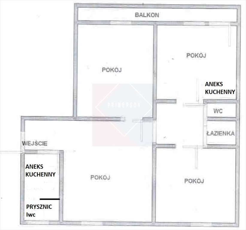 Mieszkanie czteropokojowe  na sprzedaż Warszawa, Śródmieście, Chmielna  62m2 Foto 3