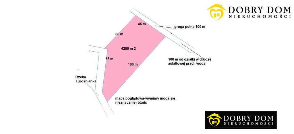Duża działka nad rzeką 4200 m², spokój i szybki dojazd Szerenosy  4 200m2 Foto 1