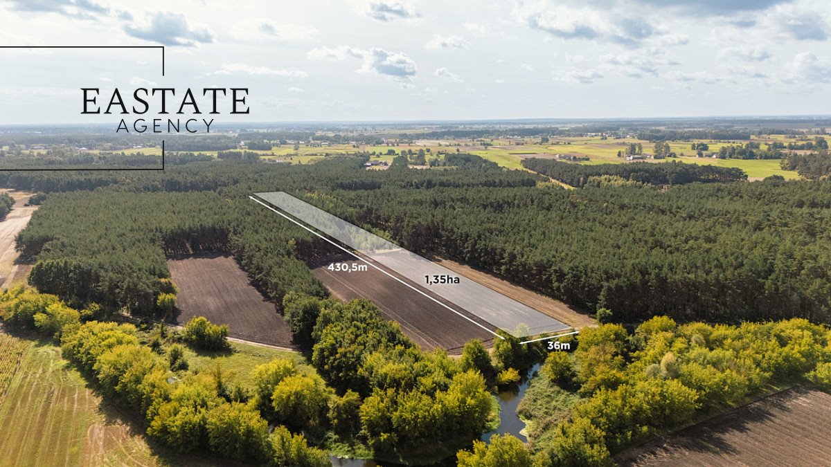 Działka leśno-rolna 13 500 m² z dostępem do drogi Maurzyce  13 500m2 Foto 1