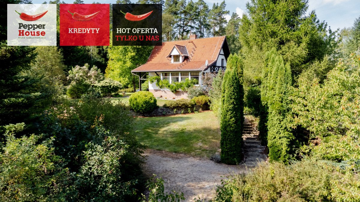 Urokliwa działka 1,2 ha z domem i stawem w Lubichowie Lubichowo, Wybudowanie  12 000m2 Foto 1
