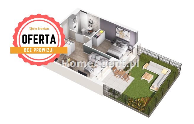 Mieszkanie dwupokojowe na sprzedaż KATOWICE, KOSZUTKA  39m2 Foto 1