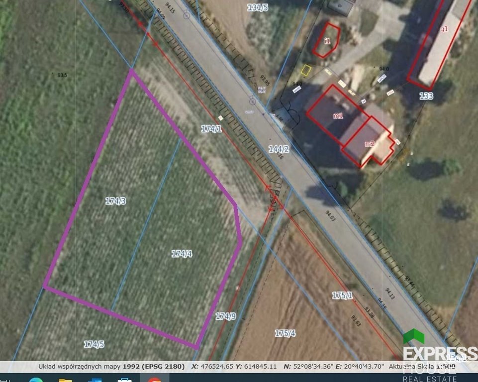 Działka budowlana na sprzedaż Falęcin, Ziołowa  1 500m2 Foto 1