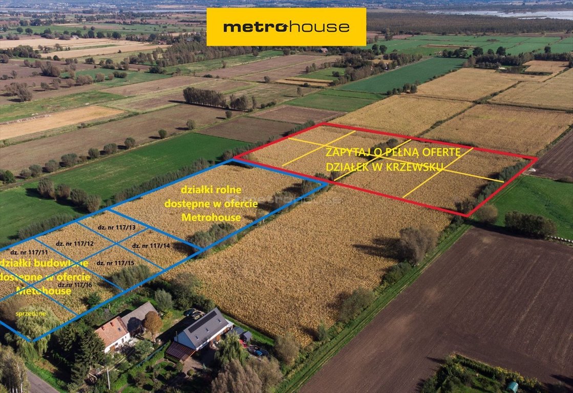 Działka 3 073 m² pod dom w Krzewsku, blisko Elbląga Krzewsk  3 073m2 Foto 1