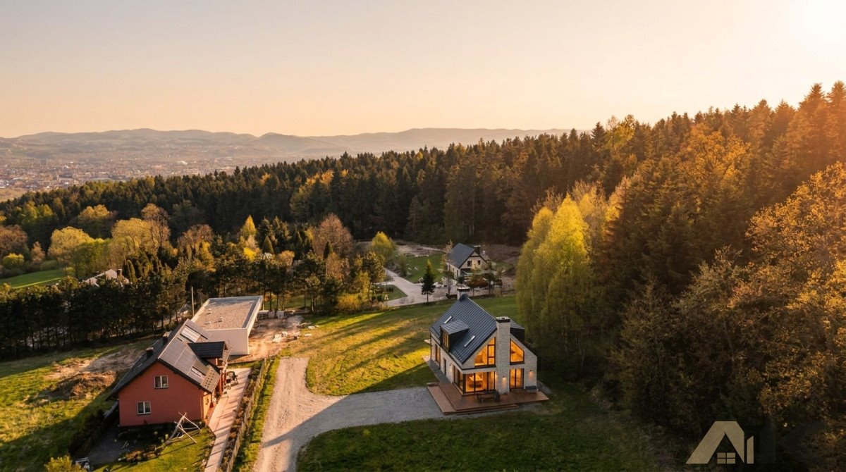 Działka 929 m² z widokami, dostęp prywatny, spokojna okolica Chełmiec  929m2 Foto 1