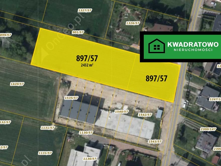 Działka 2436 m² w Żorach, pełne uzbrojenie - polecam! Żory, Tęczowa  2 436m2 Foto 1