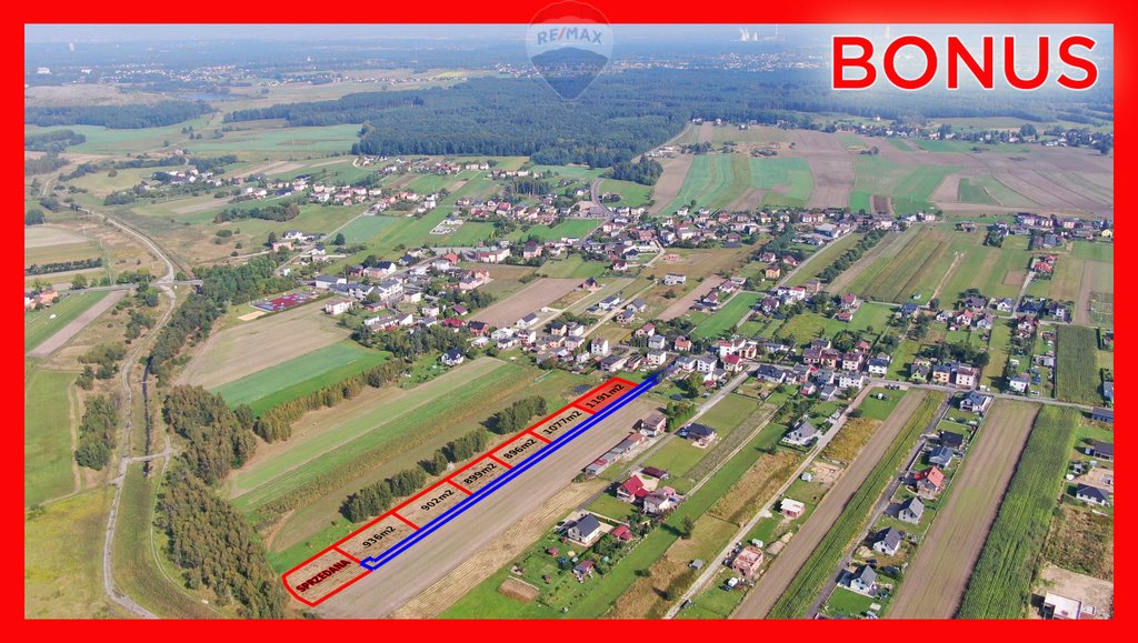 Działka budowlana na sprzedaż Lędziny, Goławiec, Folwarczna  1 191m2 Foto 1