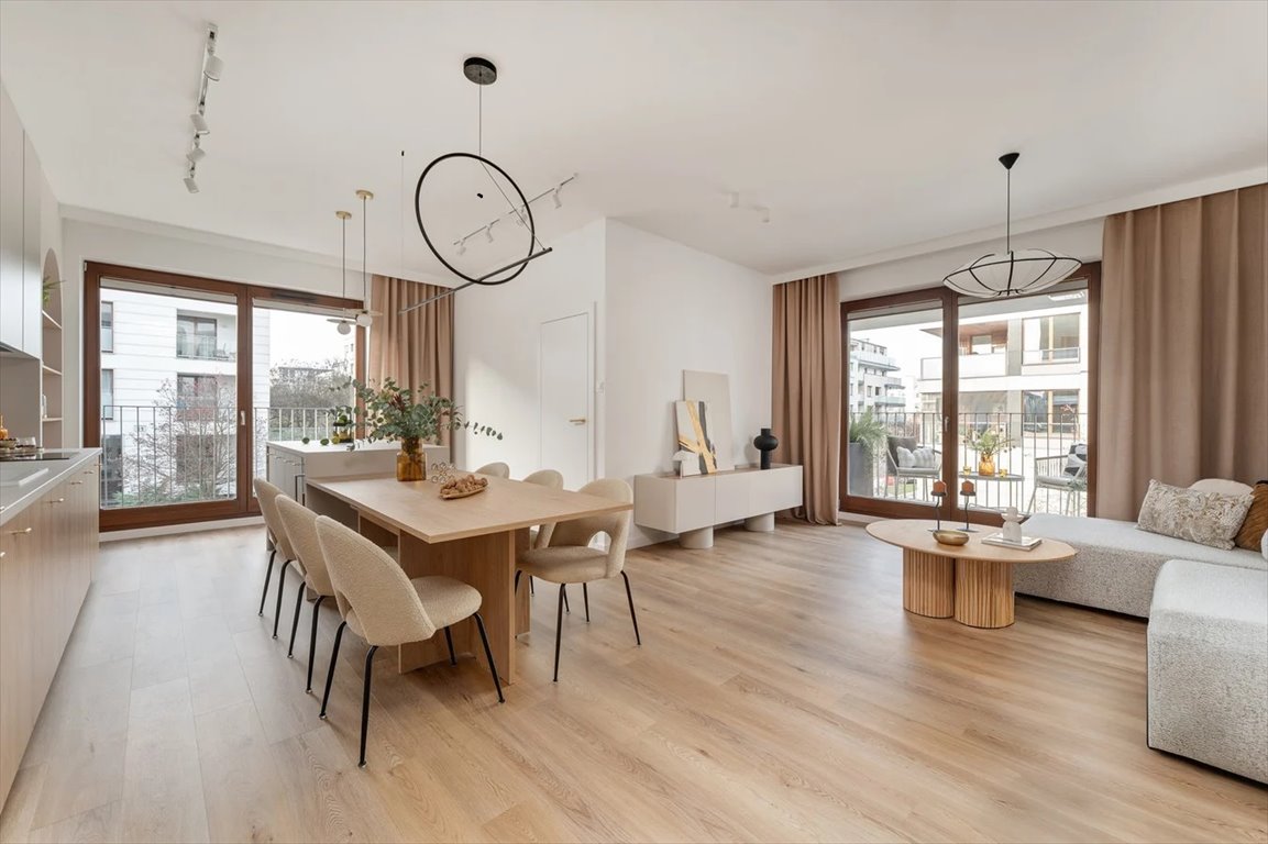 Przestronny apartament 104 m2 po remoncie, balkon, garaż Warszawa, Wilanów, Kazachska 1  104m2 Foto 1