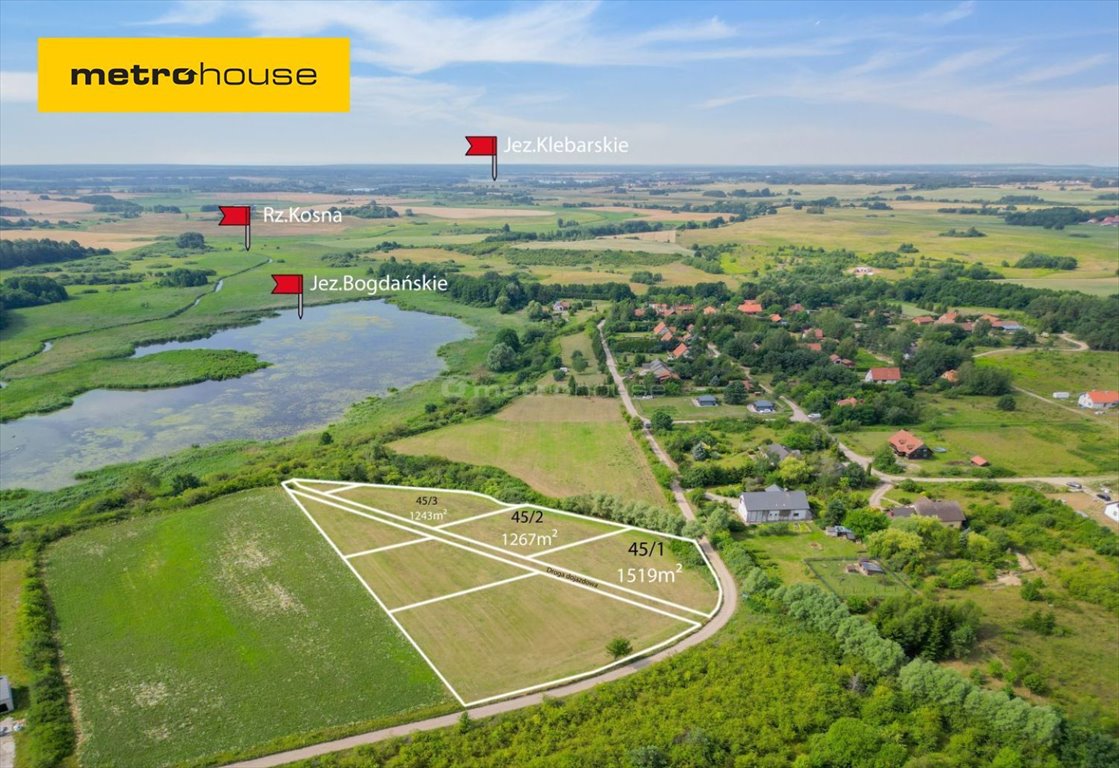 Działka budowlana na sprzedaż Bogdany  1 267m2 Foto 1