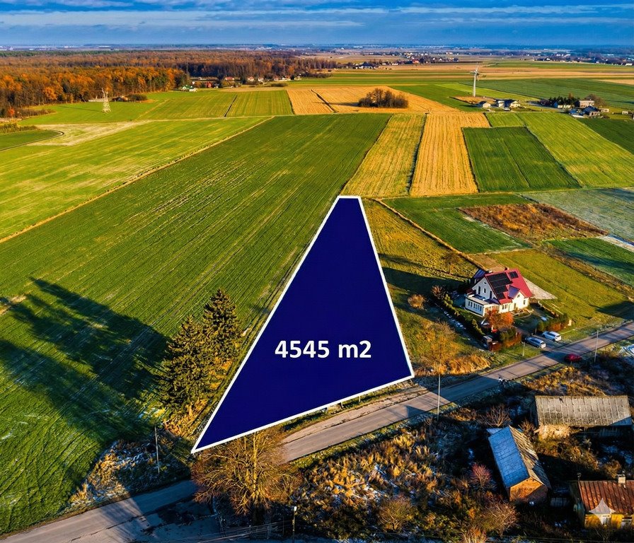 Inwestycyjna działka 45 arów z podziałem, blisko Lublina Majdan Mętowski  4 545m2 Foto 1