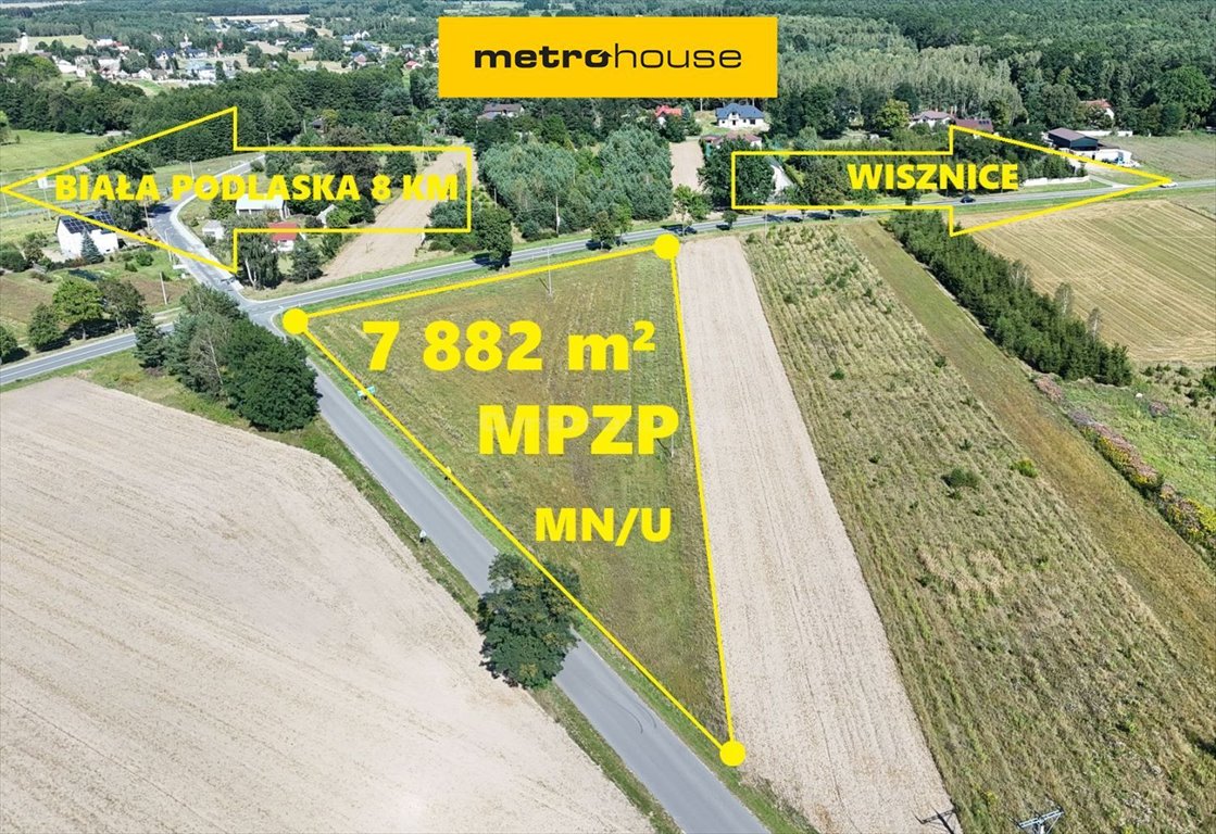 Działka pod zabudowę 7 882 m² przy DW812 w Wólce Wólka Plebańska  7 882m2 Foto 1