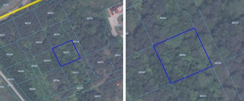 Działka rekreacyjna 1223 m² z dostępem do jeziora Gonty  1 223m2 Foto 1