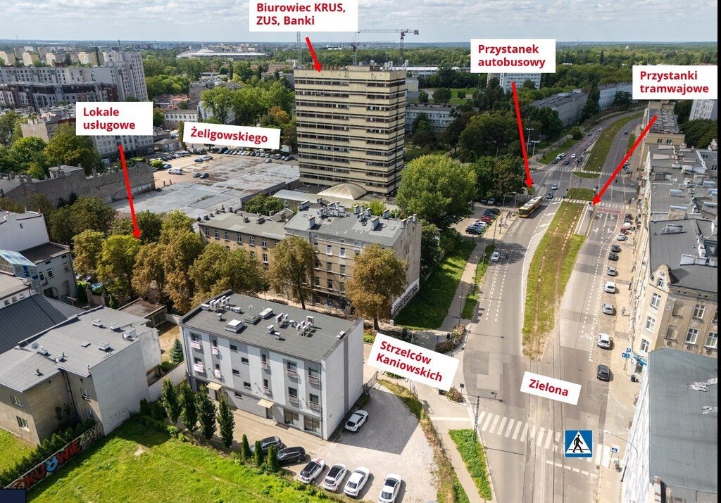 Narożny lokal usługowy 323 m² w nowym osiedlu Waterlane Łódź, Polesie, 28 Pułku Strzelców Kaniowskich  323m2 Foto 1
