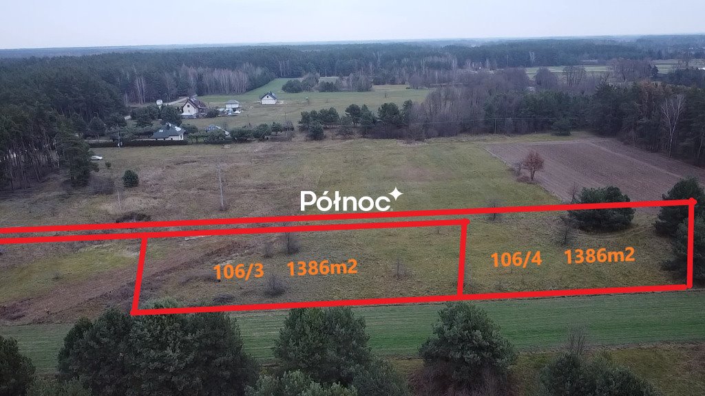 Zapraszam do zakupu działek letniskowych 1386 m² w Starowoli Starowola  1 386m2 Foto 1