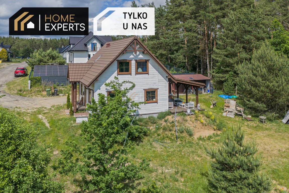 Do sprzedania dom z tarasem i widokiem na las w Kiełpinie Kiełpino, Tadeusza Kościuszki  138m2 Foto 1