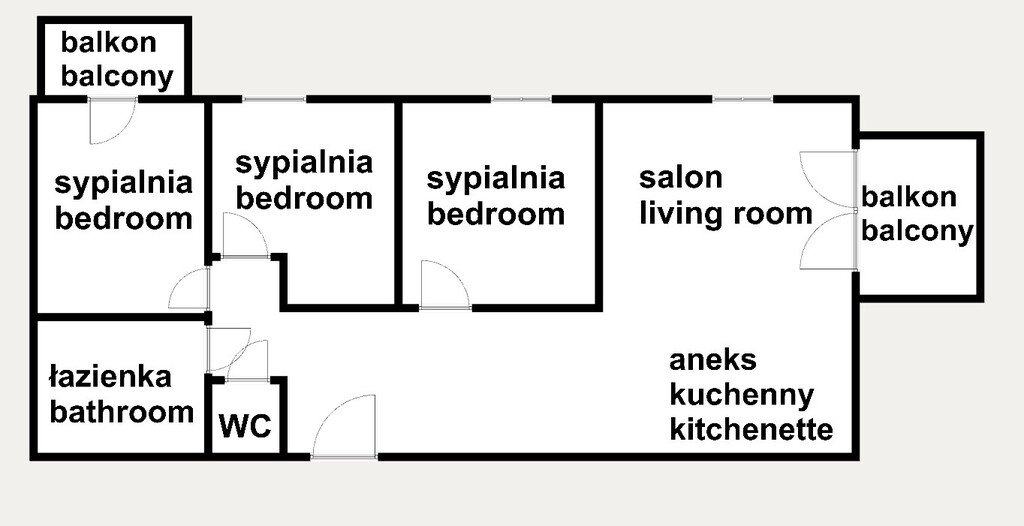 Mieszkanie czteropokojowe  na wynajem Kraków, Prądnik Biały, Prądnik Biały, Henryka Pachońskiego  59m2 Foto 18