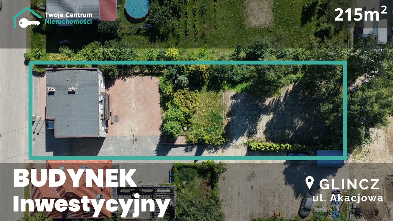 Gotowy budynek pod wynajem lub biura – 215 m² w Glincz Glincz, Akacjowa  215m2 Foto 1