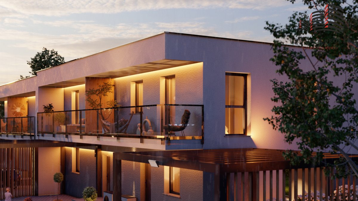 Nowoczesny dom szeregowy 93 m² z ogródkiem w Lublinie Lublin, Sławin, Skowronkowa  93m2 Foto 1