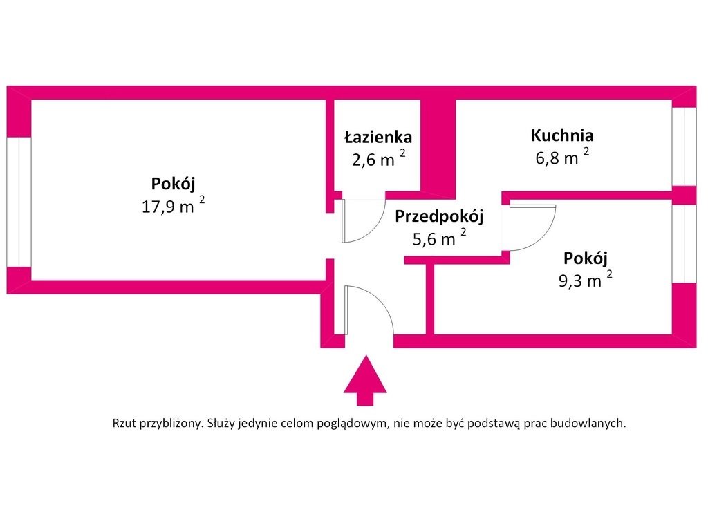 Mieszkanie dwupokojowe na sprzedaż Puławy, Juliana Ursyna Niemcewicza  42m2 Foto 4