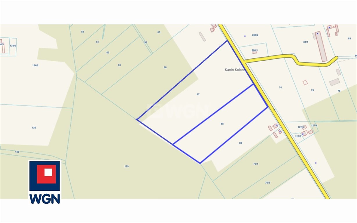 Działka siedliskowa na sprzedaż Kanin, Kanin  3 142m2 Foto 7