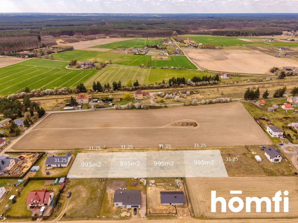 Zapraszam do zakupu działek 995 m² w spokojnej okolicy Stronno Stronno  995m2 Foto 1