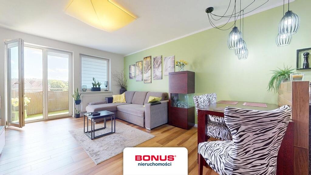 Sprzedam 54,87 m² mieszkanie z dużym balkonem w Szczecinie Szczecin, Kijewo, Niedźwiedzia  55m2 Foto 1