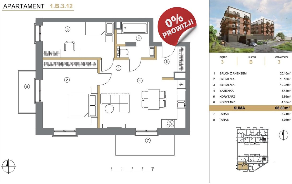 Mieszkanie trzypokojowe na sprzedaż Wieliczka, Wieliczka , Wieliczka, Adama Asnyka  66m2 Foto 1
