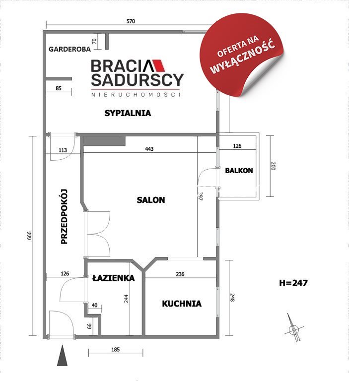 Mieszkanie dwupokojowe na sprzedaż Kraków, Podgórze Duchackie, Kurdwanów, Tuchowska  56m2 Foto 3