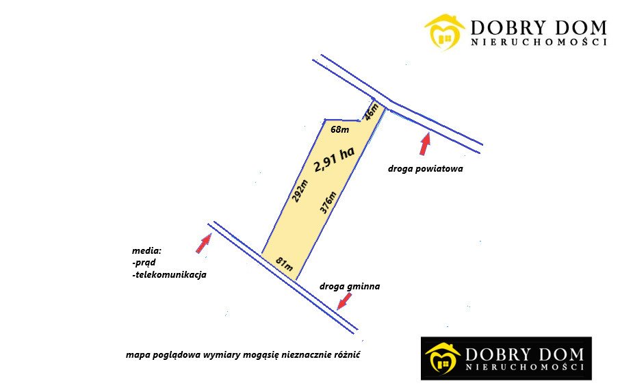Działka pod 10 domów, 29 100 m², media, WZ. Suraż  29 100m2 Foto 1