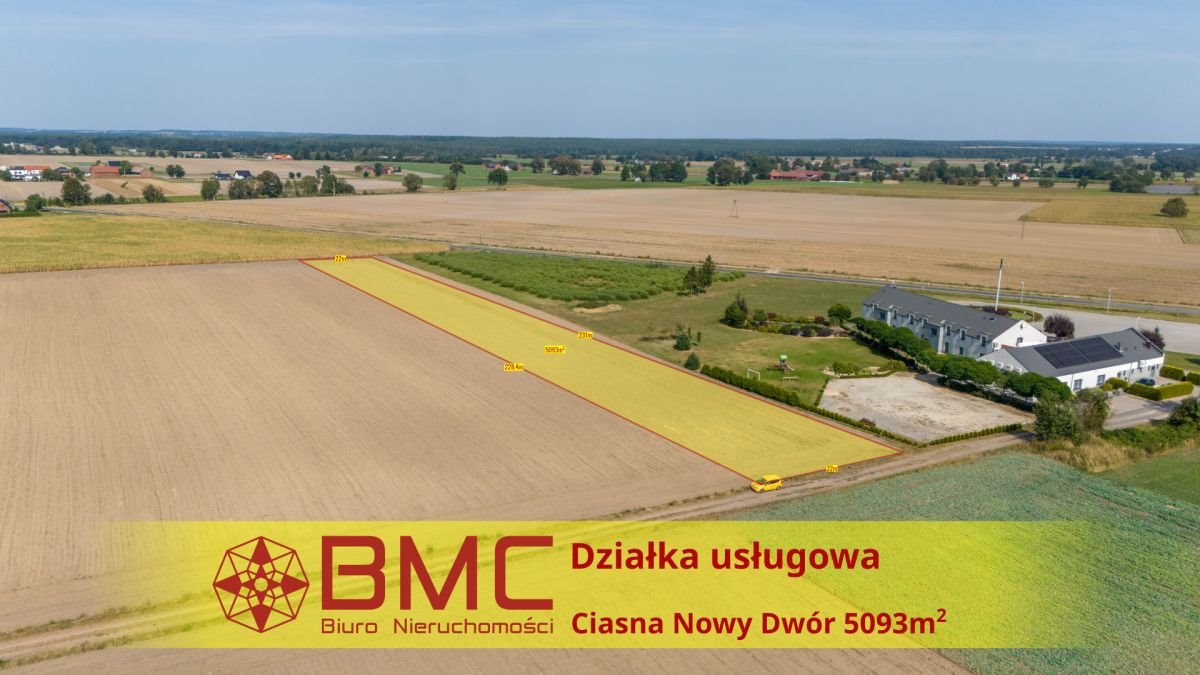 Działka przemysłowo-handlowa na sprzedaż Ciasna, Nowy Dwór  5 093m2 Foto 1