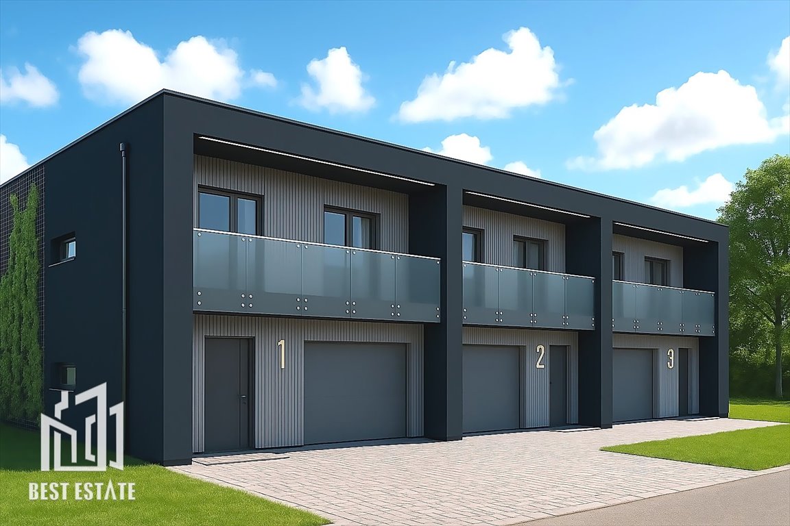 Przestronny dom 141 m² z dużymi przeszkleniami i garażem Grabówka  141m2 Foto 1