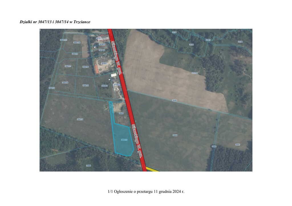 Działka przemysłowo-handlowa na sprzedaż Trzcianka, gen. Władysława Sikorskiego  10 488m2 Foto 1