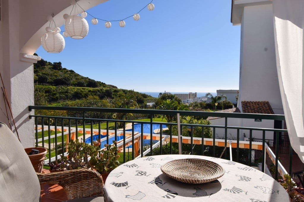 Apartament z widokiem na morze, basen, taras i parking Hiszpania, Benalmadena  65m2 Foto 1