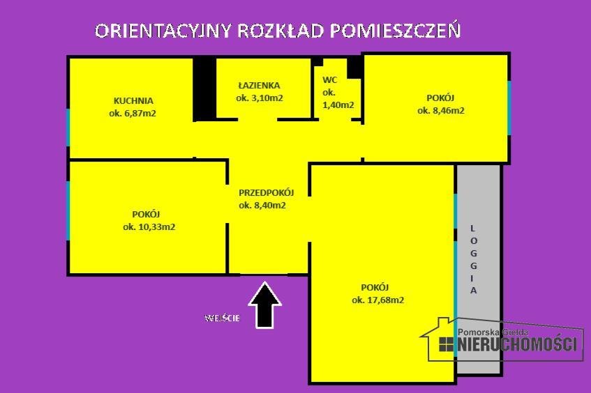 Mieszkanie trzypokojowe na sprzedaż Szczecinek, Warszawska  59m2 Foto 12