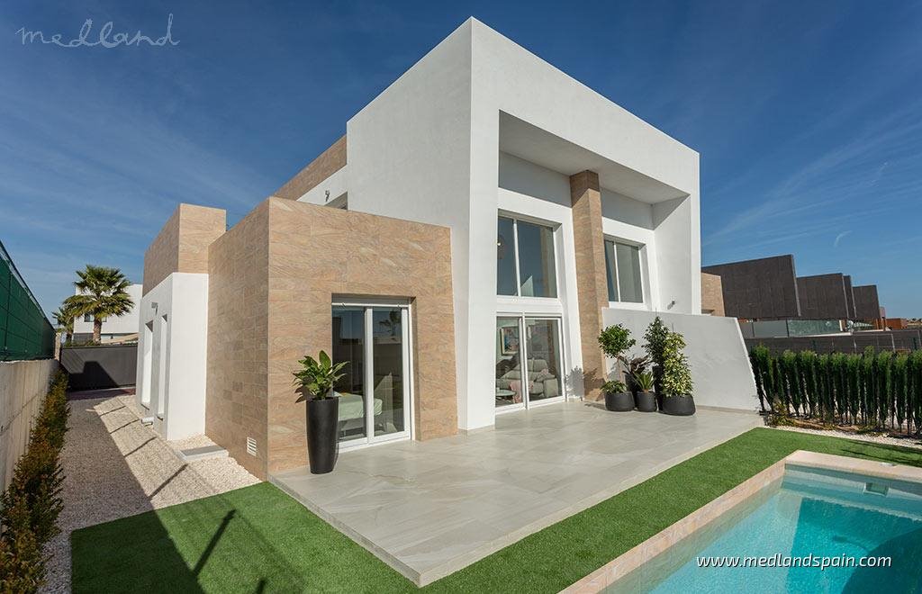 Nowoczesne wille z basenem i 3 sypialniami w La Finca Golf Hiszpania, Alicante  108m2 Foto 1