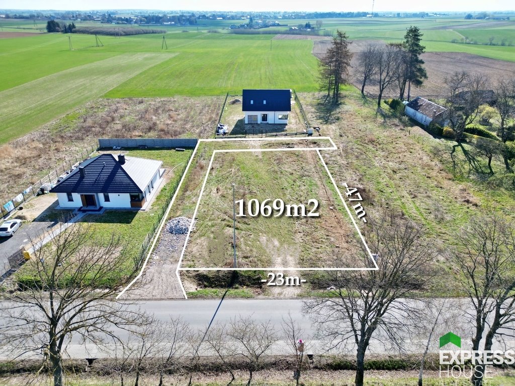 Działka 1069m2 pod dom w Garbowie, MPZP, media, asfalt Garbów, Słoneczna  1 069m2 Foto 1
