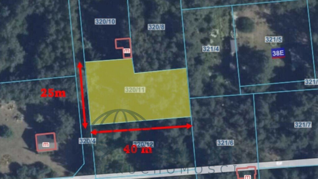 Działka 864 m2 z lasem, uzbrojona, blisko Łodzi Klęk  864m2 Foto 1