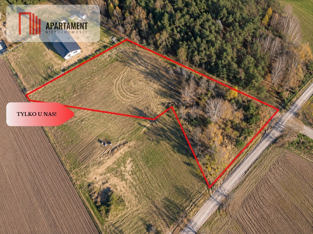 Działka 3312 m² w Siedlisku (blisko lasu, media w drodze) Siedlisko  3 312m2 Foto 1