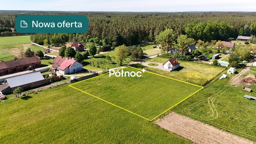 Działka budowlana 3 154 m2 z mediami, blisko jeziora Regiel  3 154m2 Foto 1