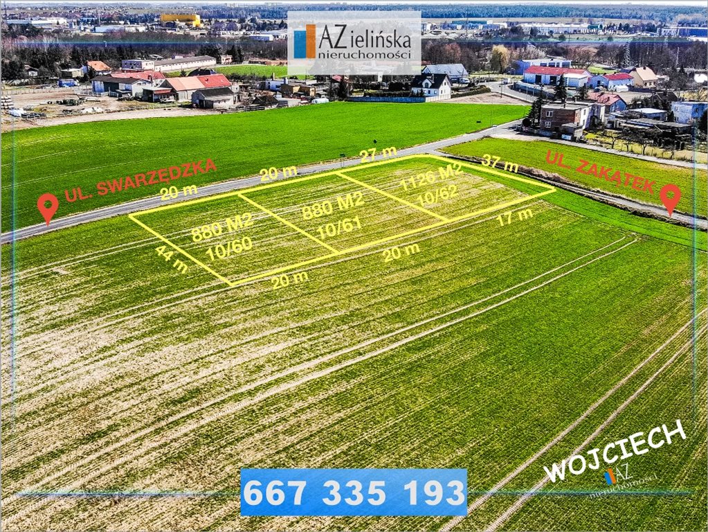 Działka budowlana na sprzedaż Kobylnica, Swarzędzka 1 126m2 Foto 1 Działka budowlana na sprzedaż Kobylnica, Swarzędzka 1 126m2 Foto 1