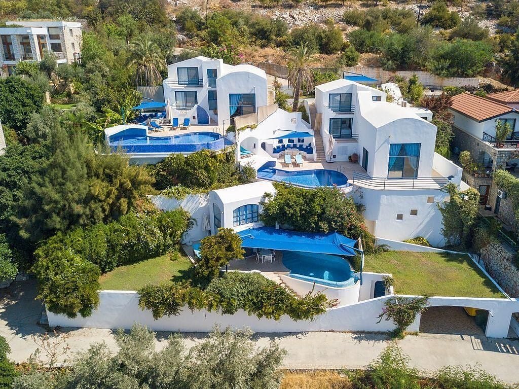 Luksusowe wille z prywatnym basenem nad morzem w Kalkan Turcja, Kalkan, Kalkan, Kaş, Antalya  350m2 Foto 1